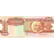 (379) Angola P134 - 500.000 Kwanzas Year 1991